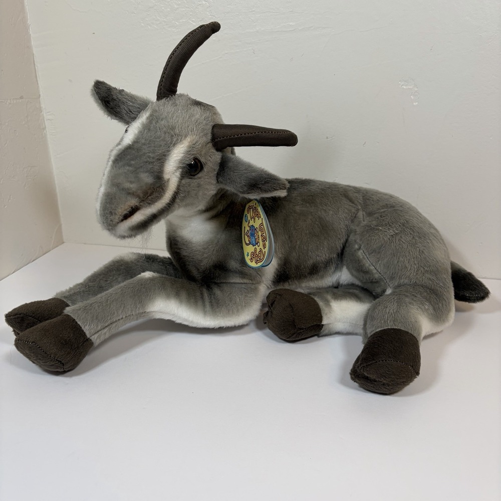 Patrick the Pygmy Goat | 18 Inch Stuffed‎ Animal Plush | By TigerHart Toys